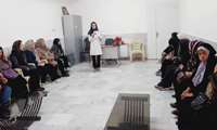 برگزاری کلاس آموزش تغذیه سالم  و مراقبت های سلامت در کمیته امداد شهرستان