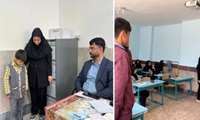 اجرای برنامه های آموزشی و غربالگری سلامت در مدارس روستاهای شهدای کش و 17 شهریور زیدشت
