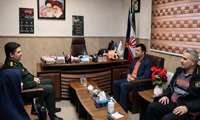 مدیر شبکه بهداشت و درمان طالقان با فرمانده ناحیه مقاومت سپاه دیدار کرد